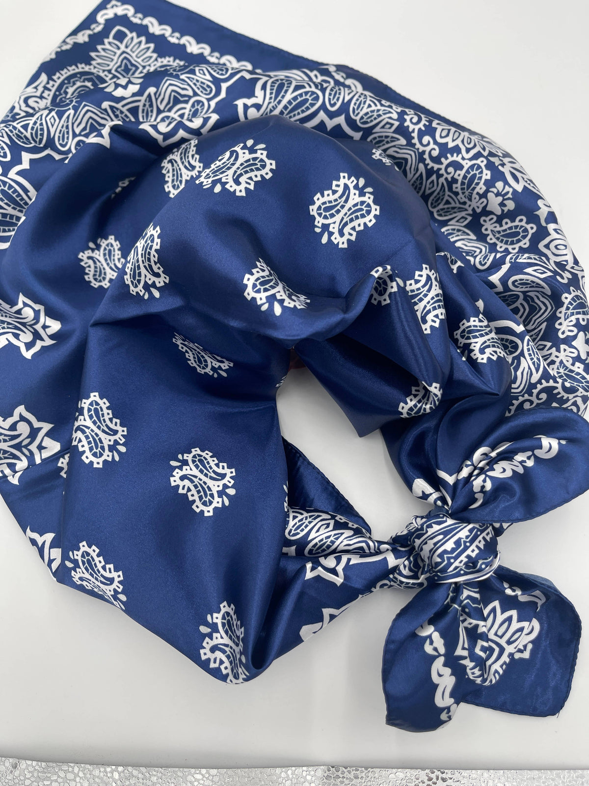 Navy Blue Bandana Wild Rag