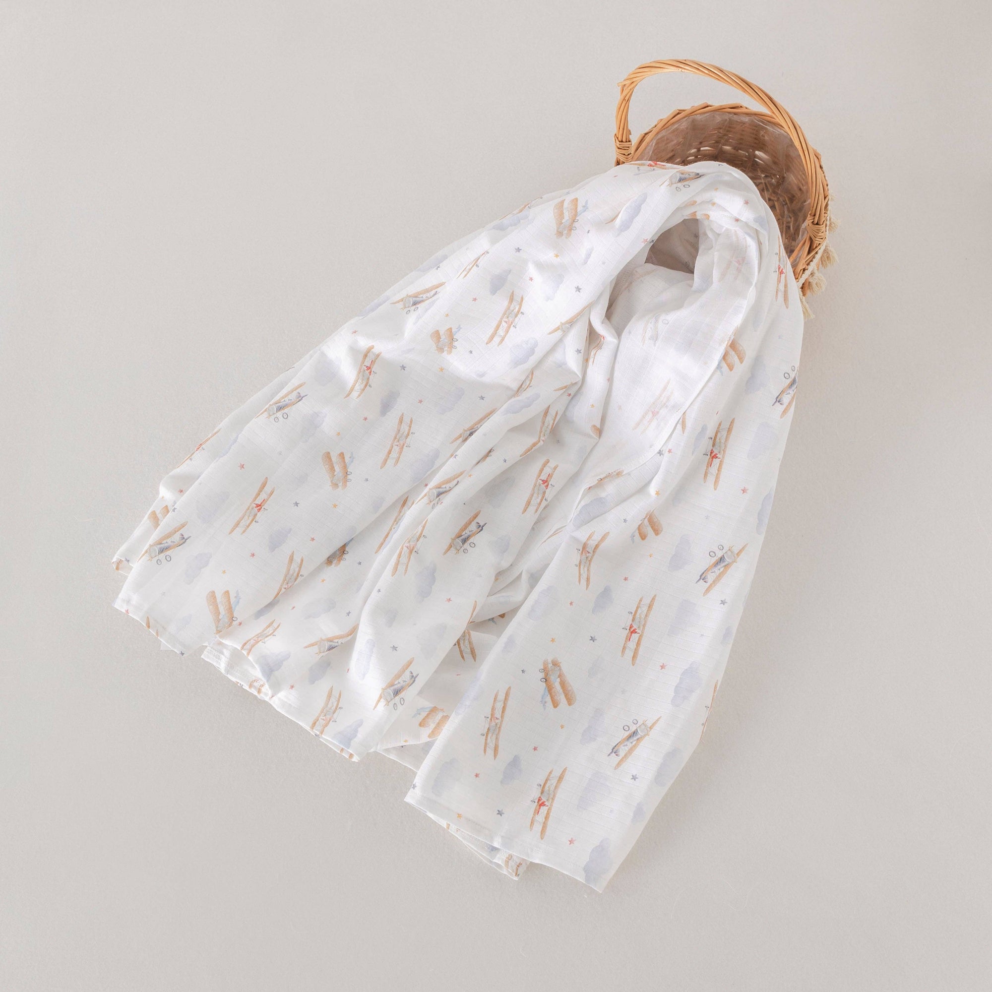 Just Plane Awesome Organic Muslin Blanket