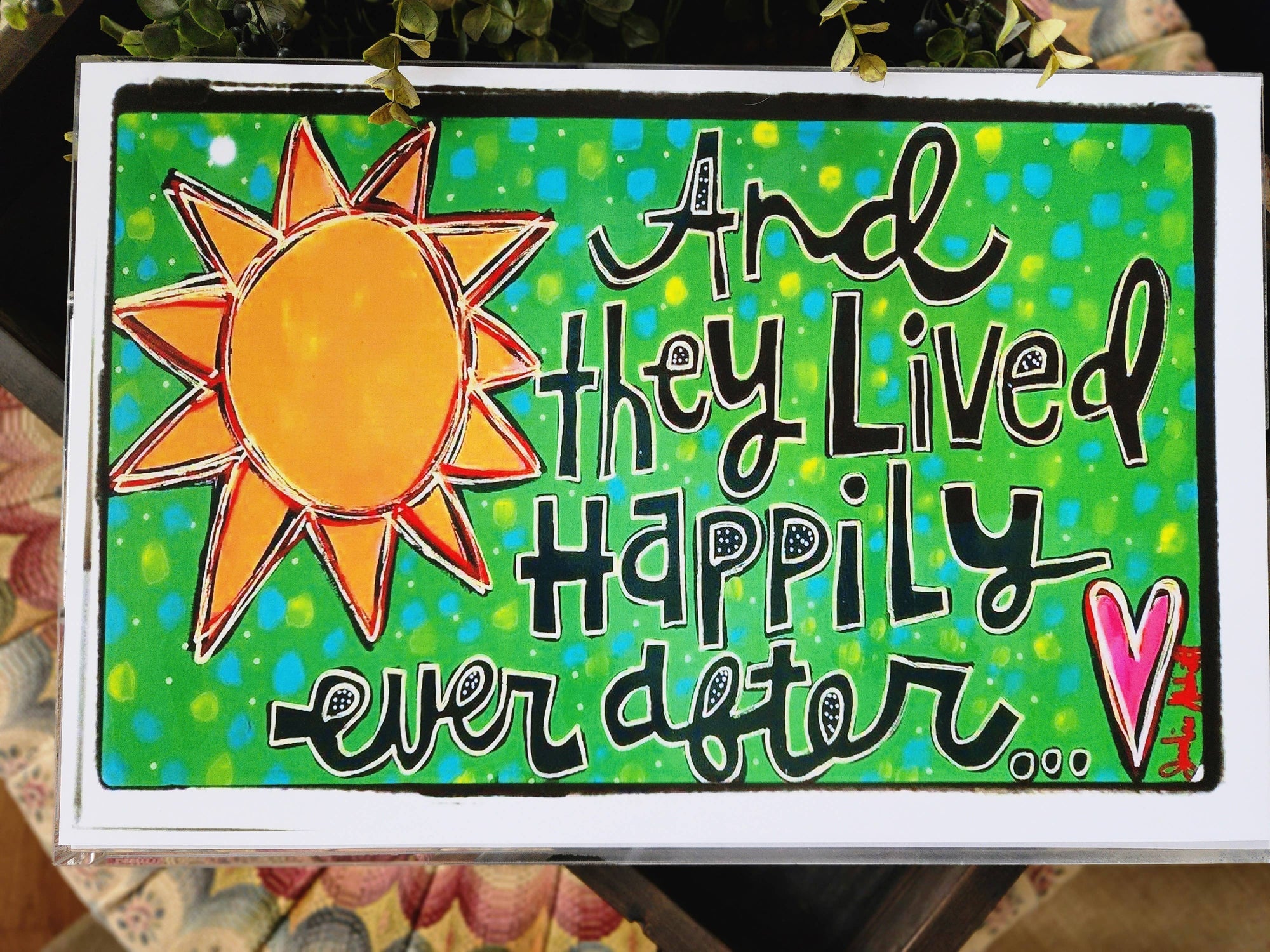Happily Ever After Insert for Acrylic Serving Tray