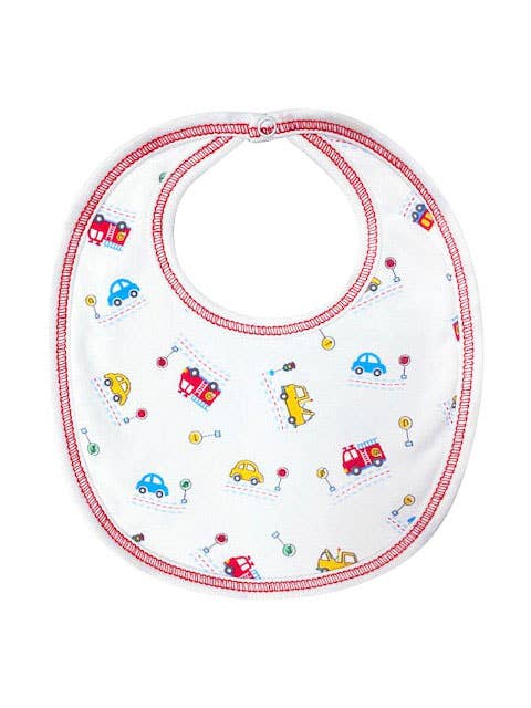 Traffic Baby Boy Bib Pima Cotton