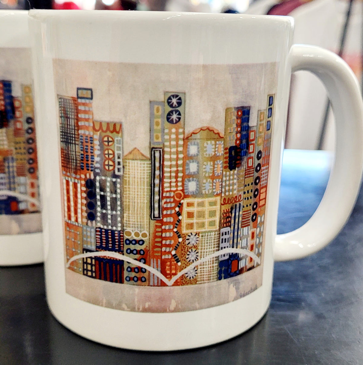 Memphis Mugs by Rachel Rieves