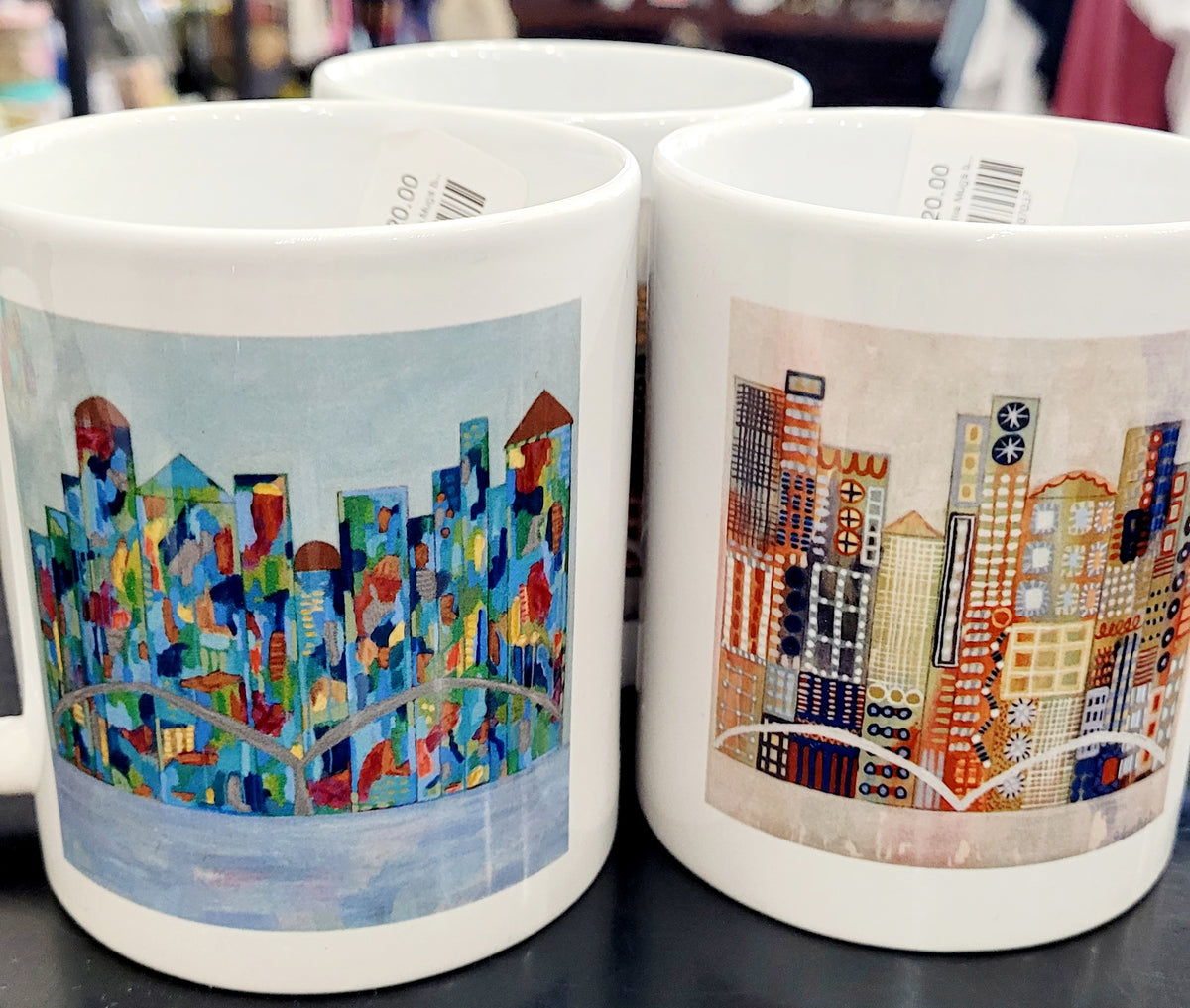 Memphis Mugs by Rachel Rieves