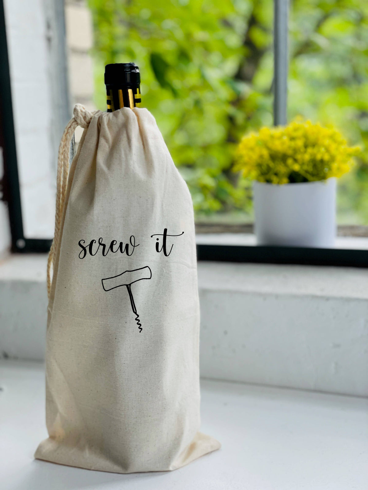 Screw It Wine Bag