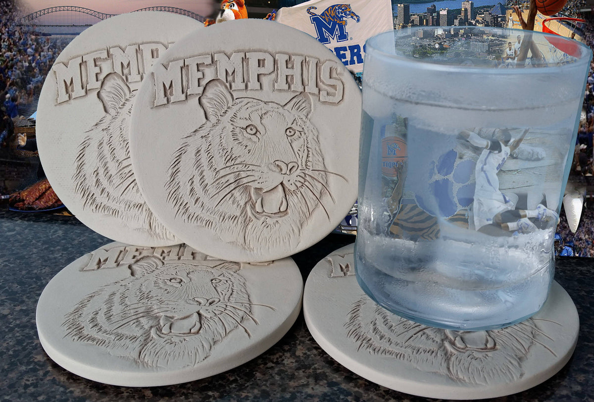Memphis Tiger Drink Coasters