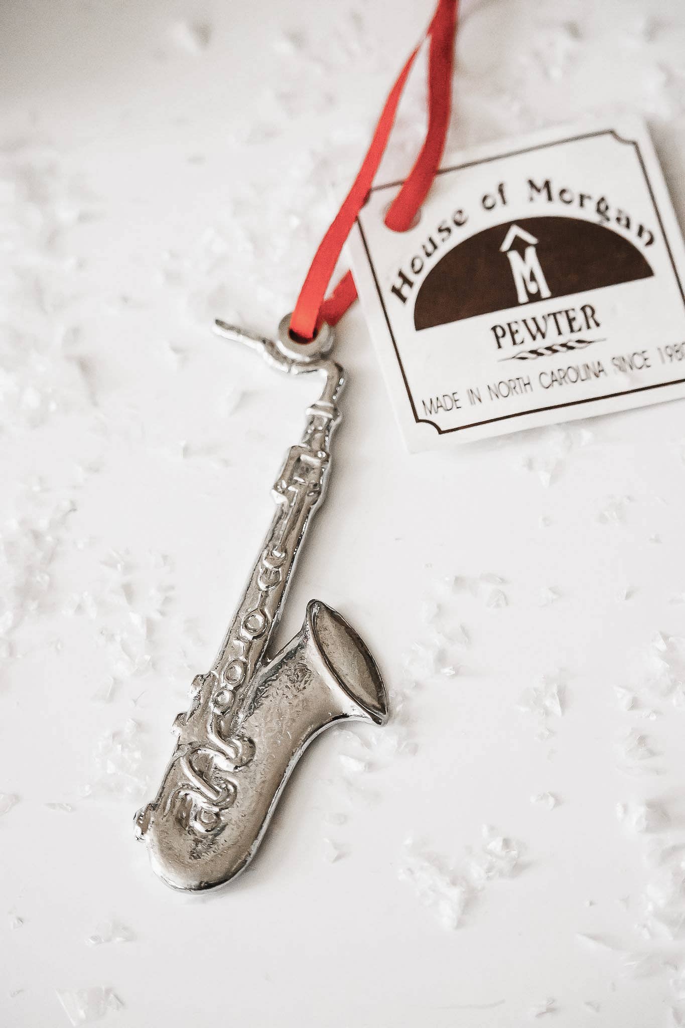 Handmade Music Christmas Ornament - Sax