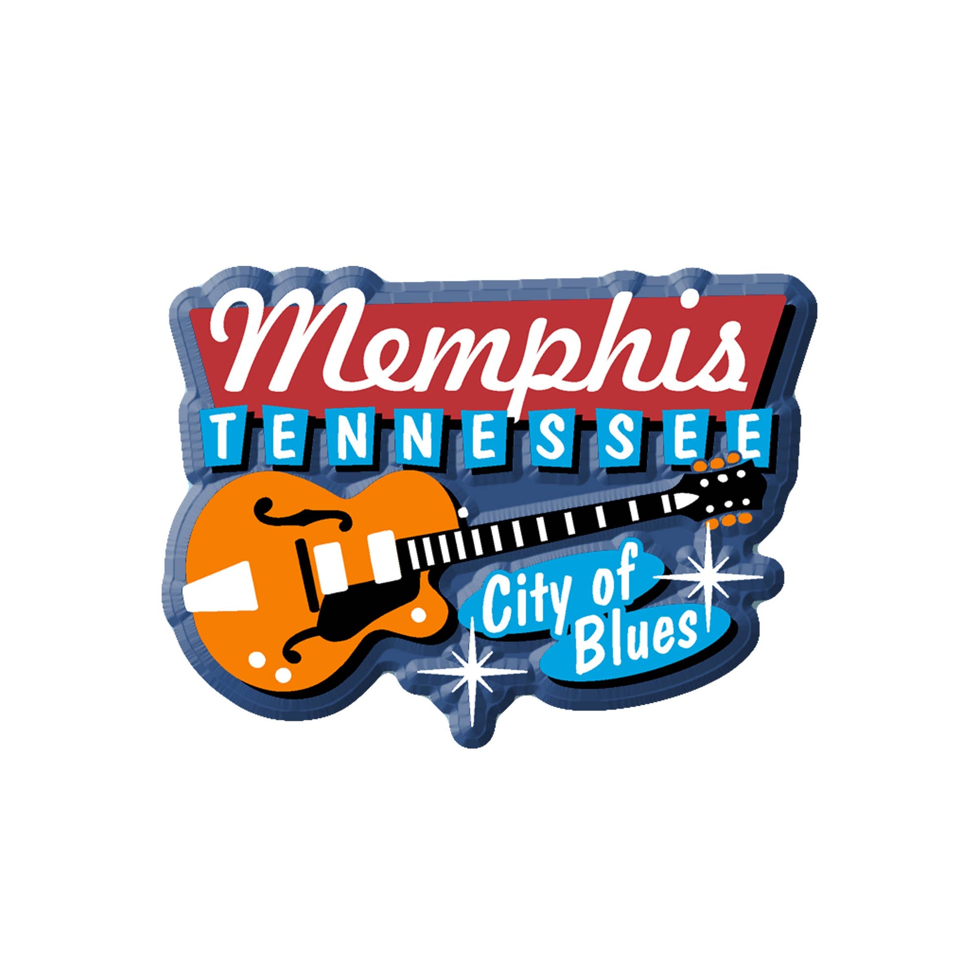 Memphis Magnet - Guitar Sign