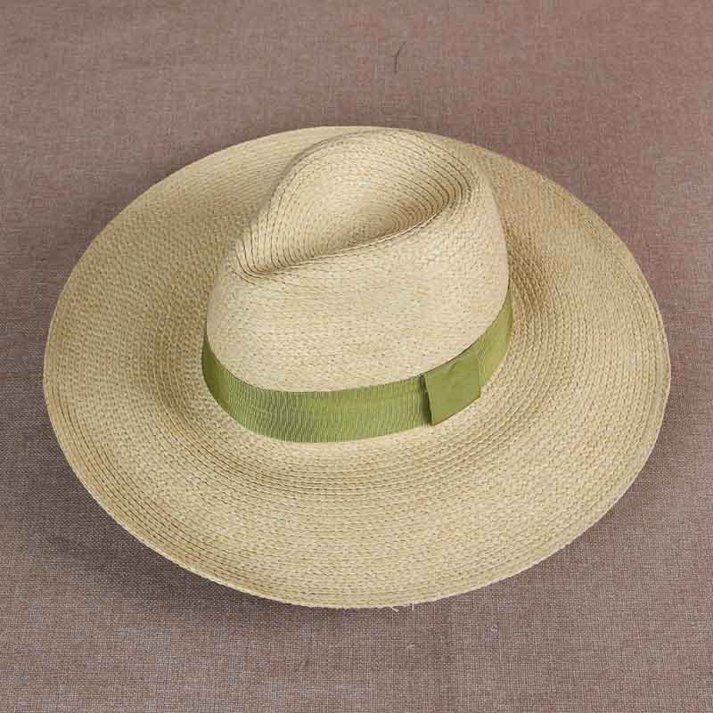 Straw Hat with Green Band