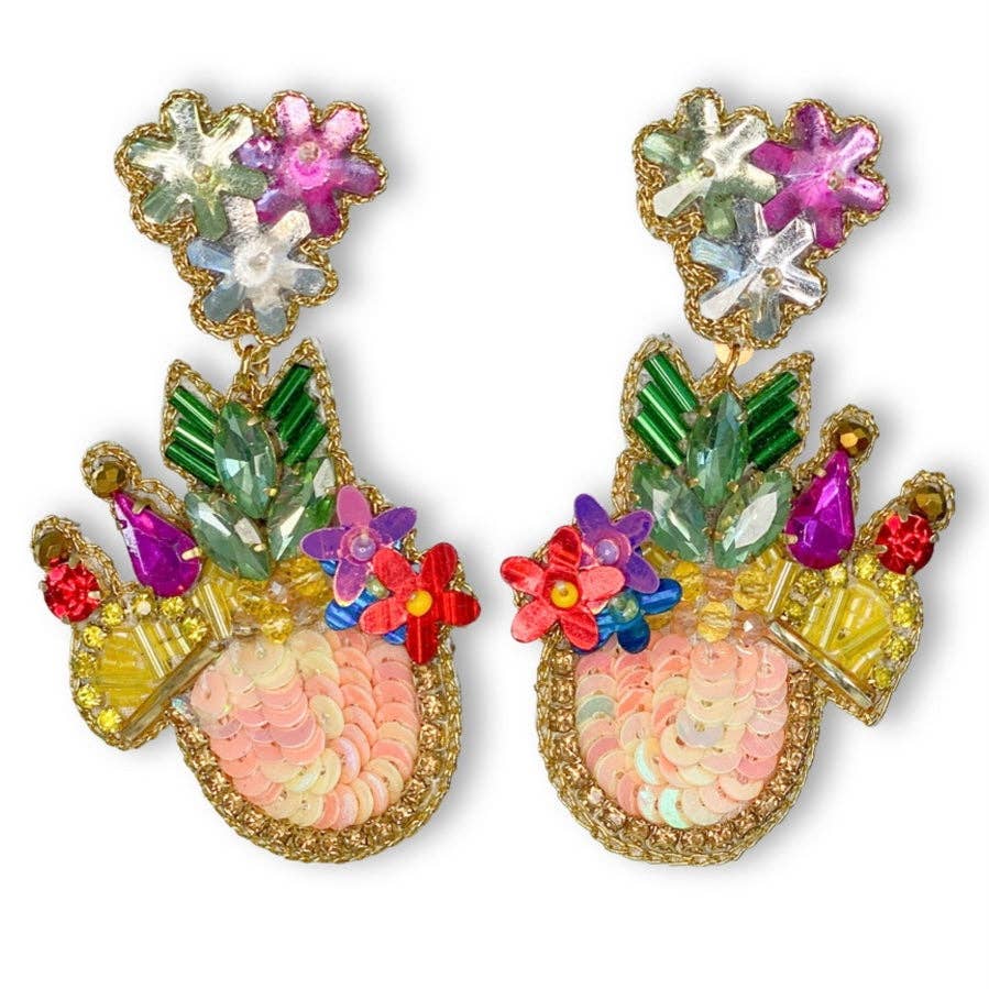 Piña Colada Vacay Earrings