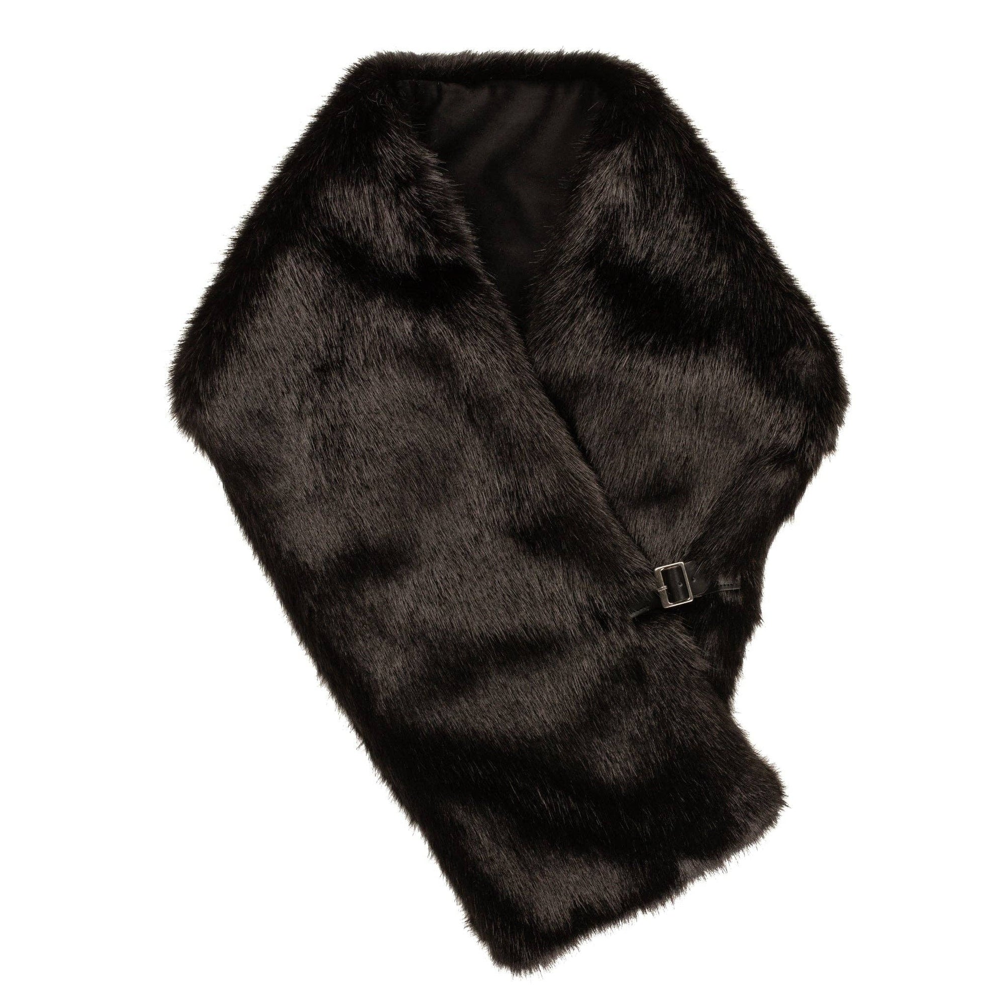 Buckle Scarf - The Perfect Fall/Winter/Holiday Gift: Jet