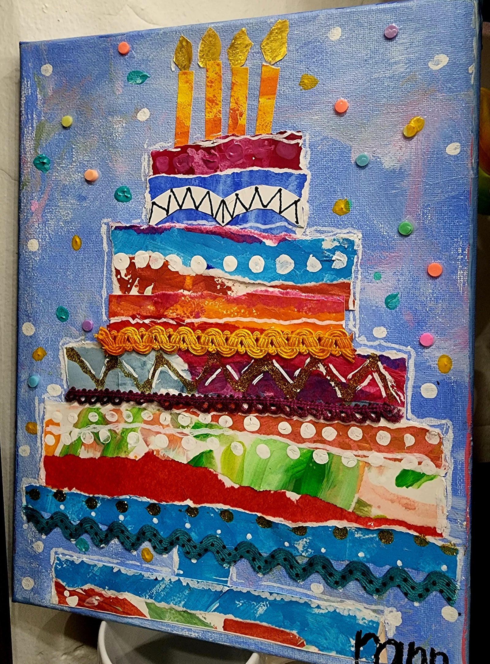 "Happy Birthday” Original by Rita Woodward