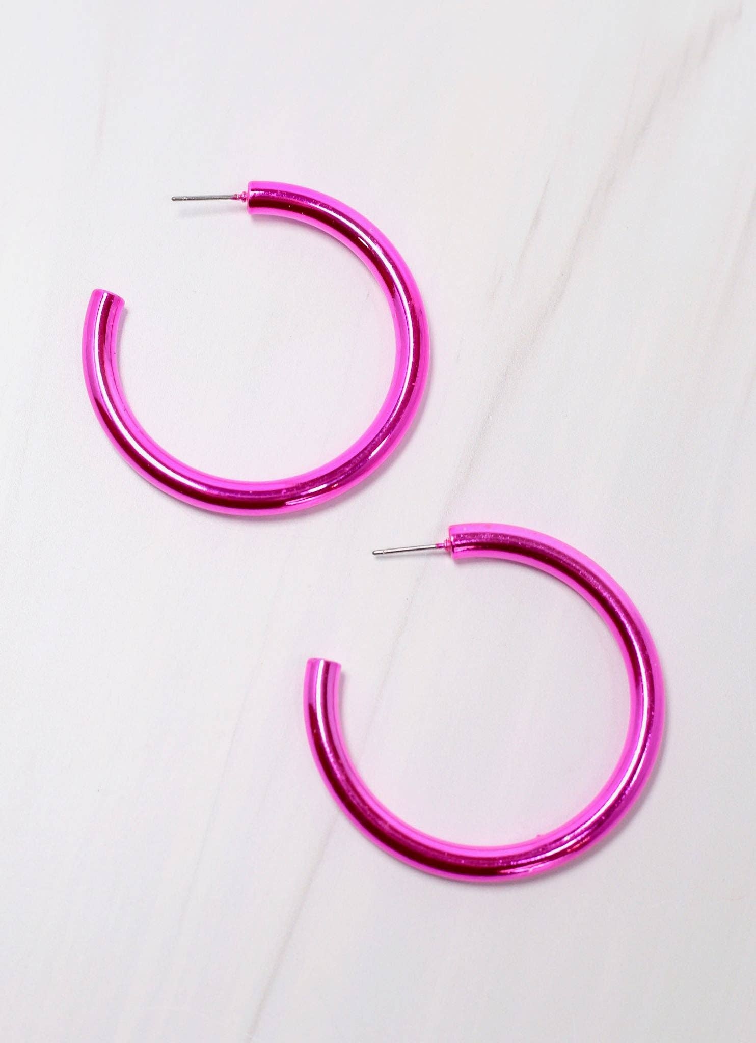 Bealey Hoop Earring FUCHSIA