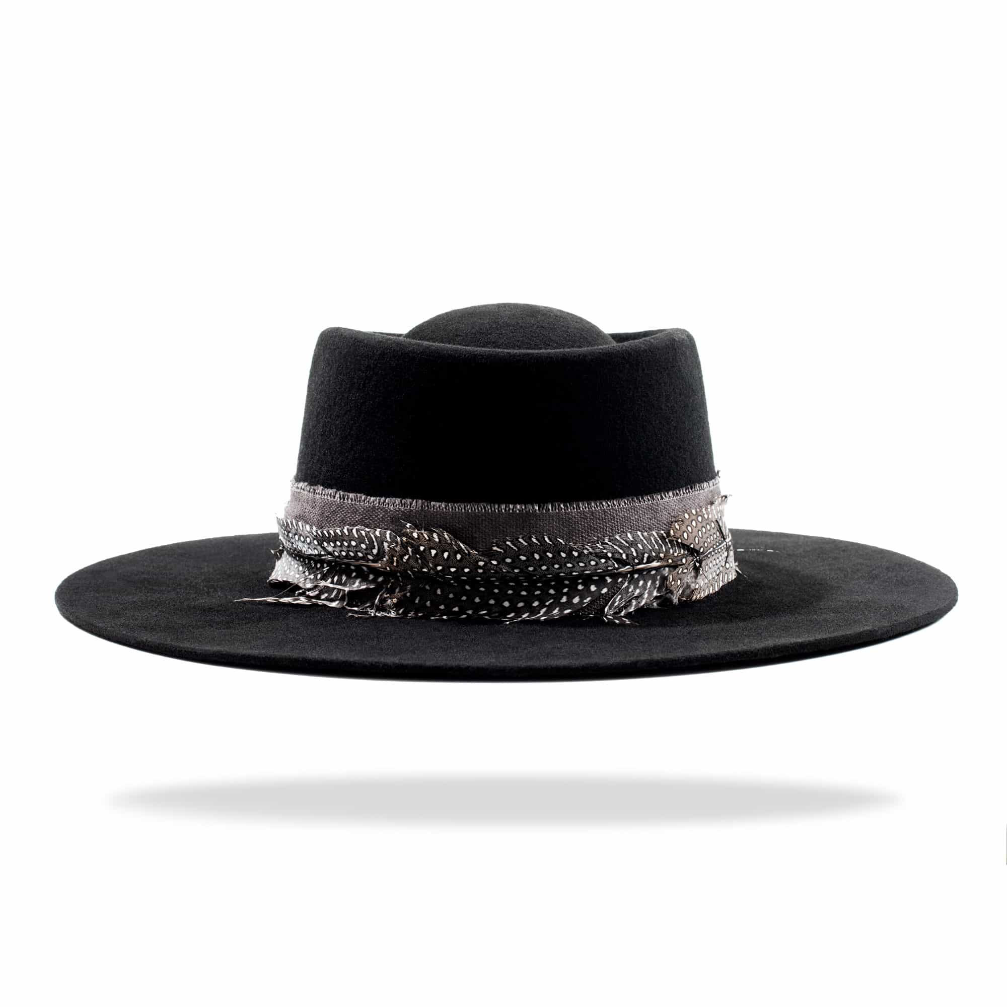 Esmeralda Hat - Black highest quality of Bolivian wool