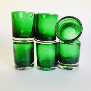 Green Shot Glasses