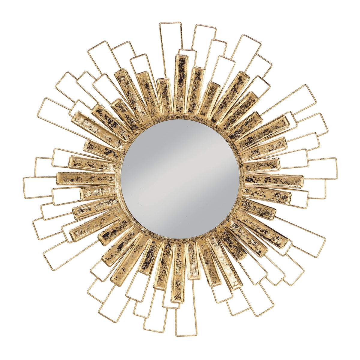 Gold Sunburst Wall Mirror