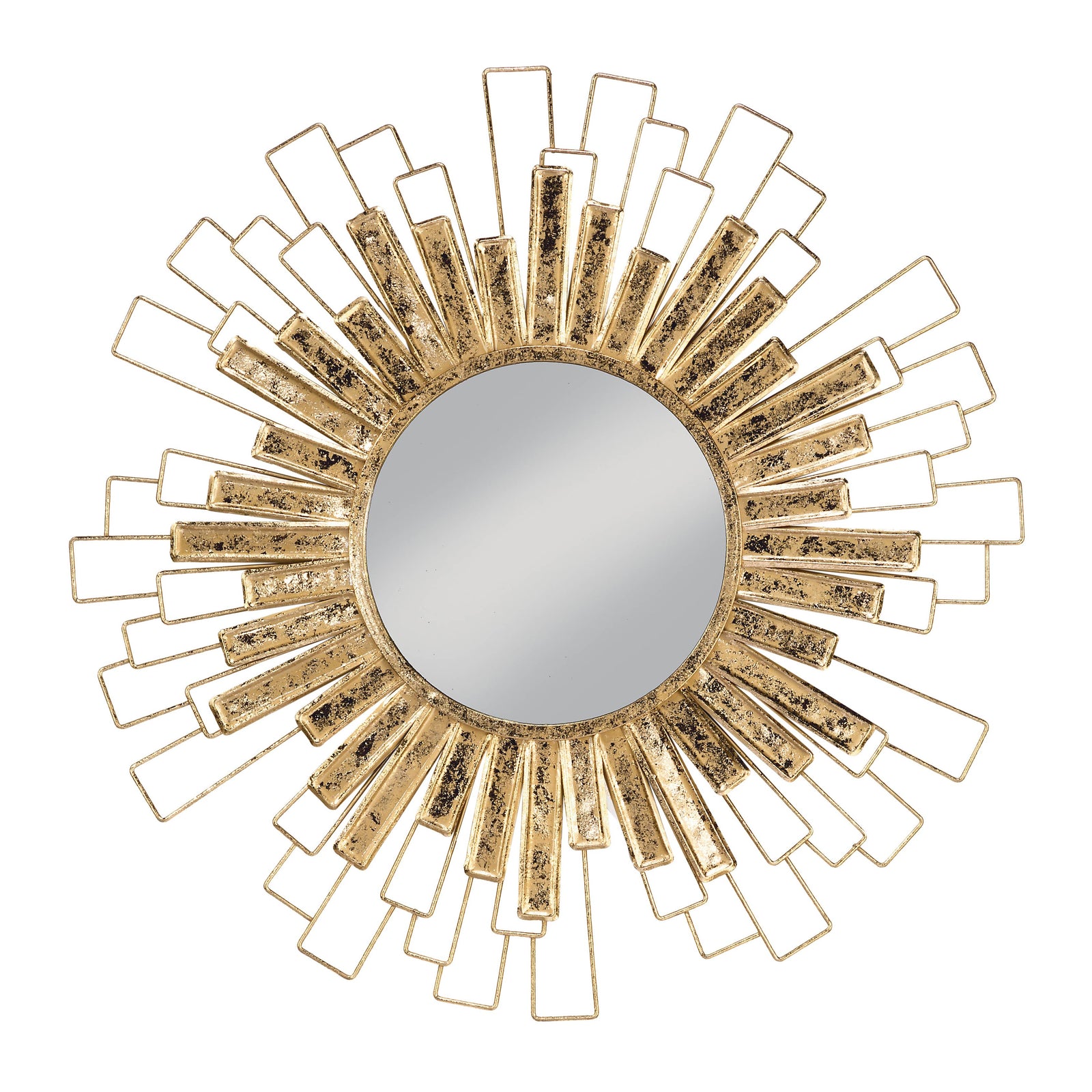 Gold Sunburst Wall Mirror
