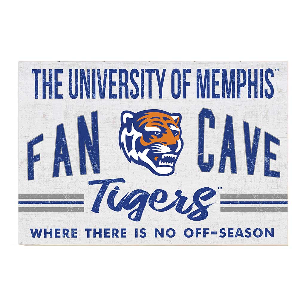 24" x 34" Retro Fan Cave Sign Memphis Tigers