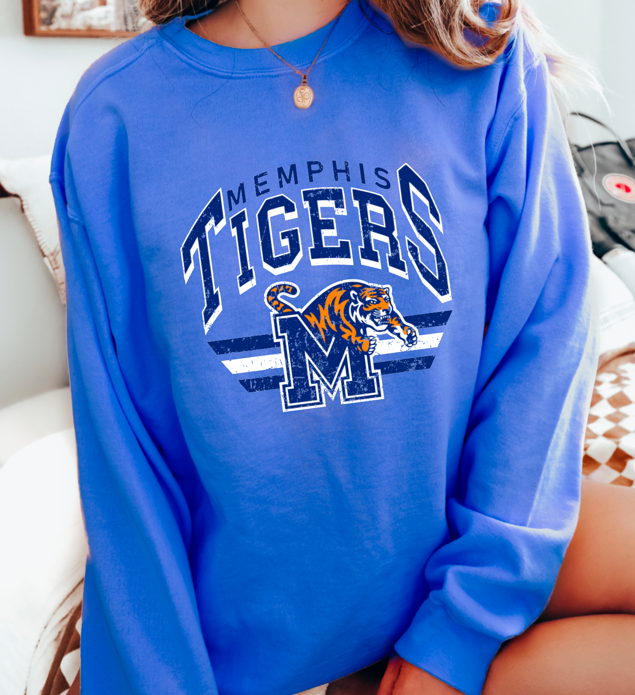 Memphis Tigers Comfort Colors Sweatshirt