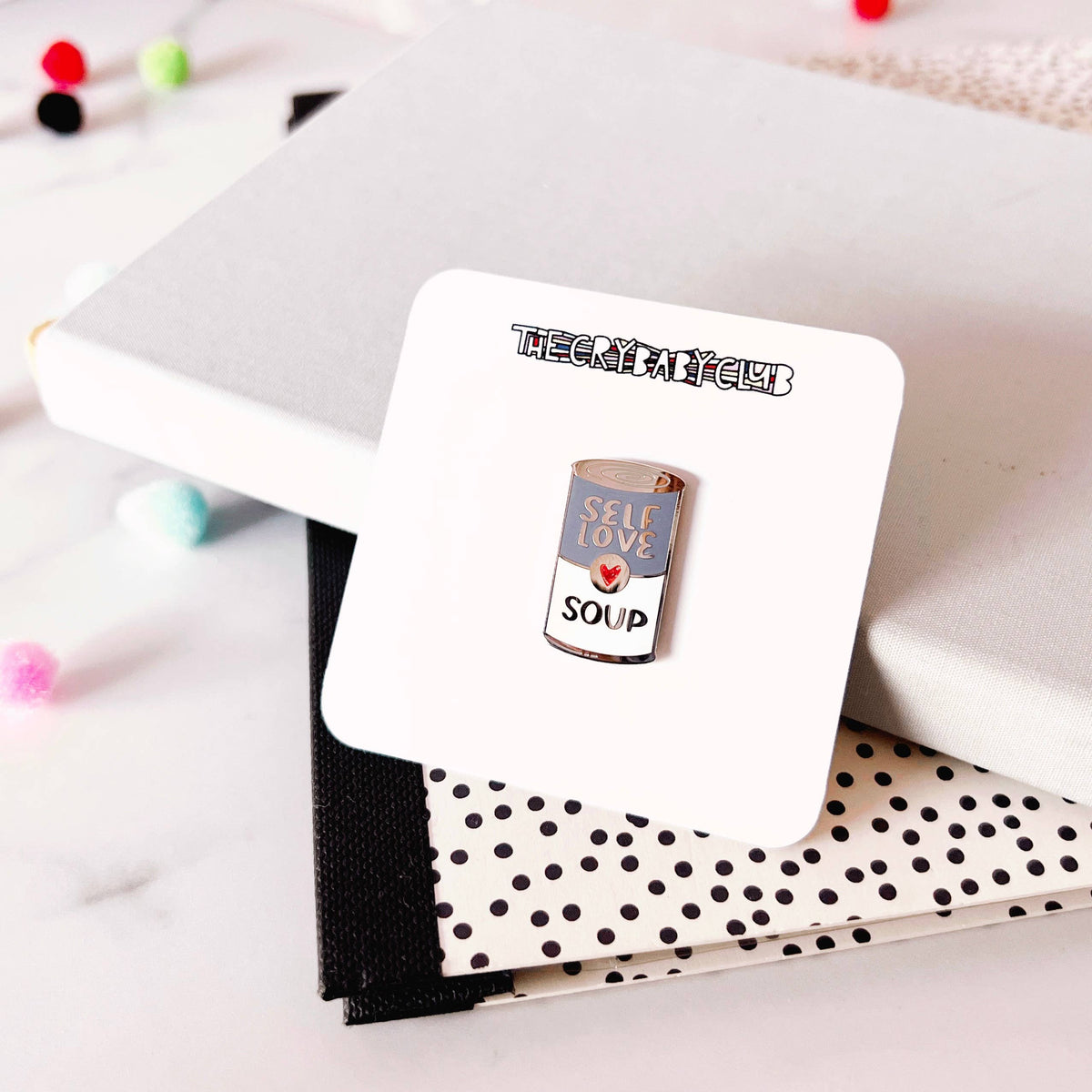 Self Love Soup Enamel Pin