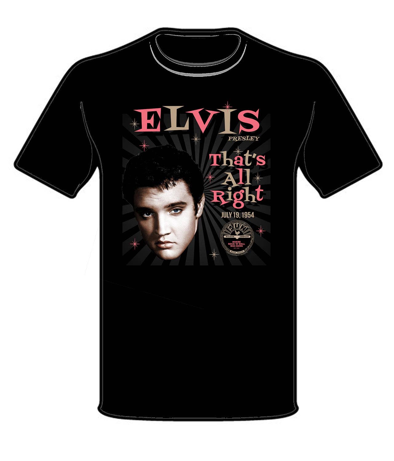 Elvis Sun Records / That's All Right T Shirt