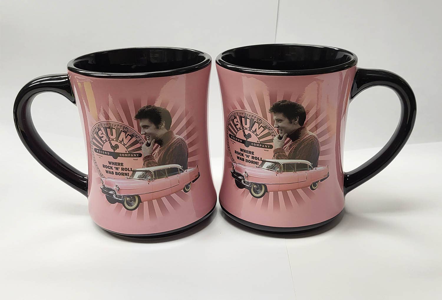 Sun Record Mug - Elvis Pink