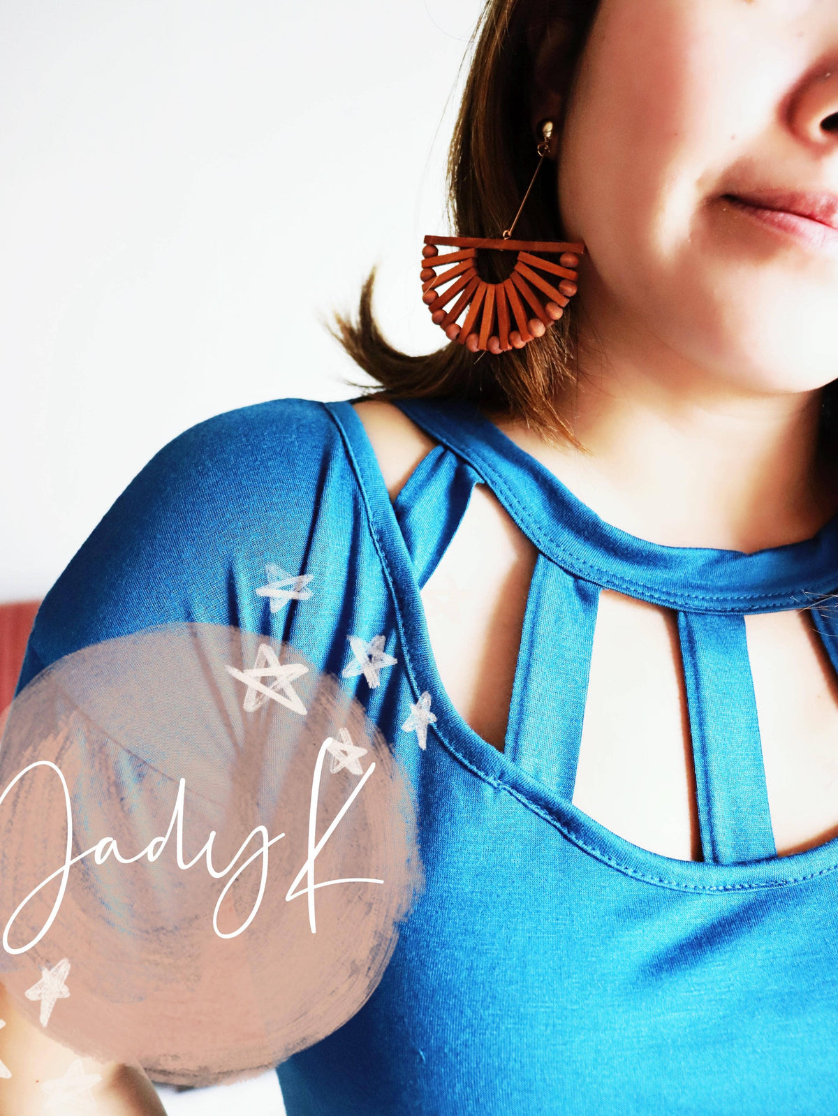 Ophelia Wood Boho Earrings