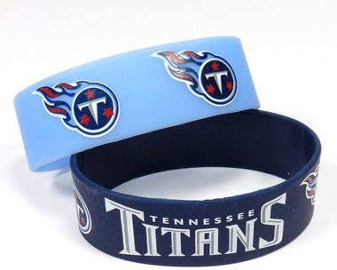 NFL Tennessee Titans 2-Pack of Wide Bracelets