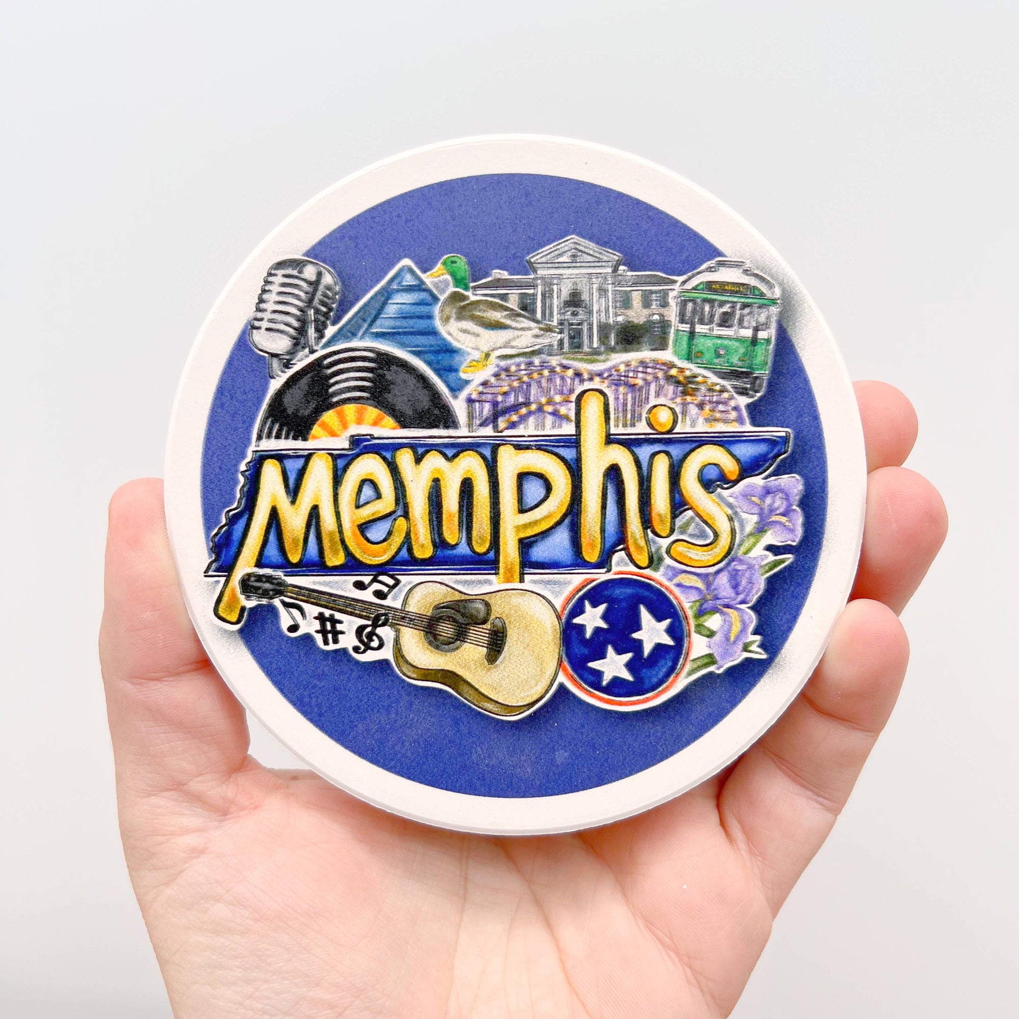 Memphis Coaster - Southern Tennessee Absorbable Stone Decor