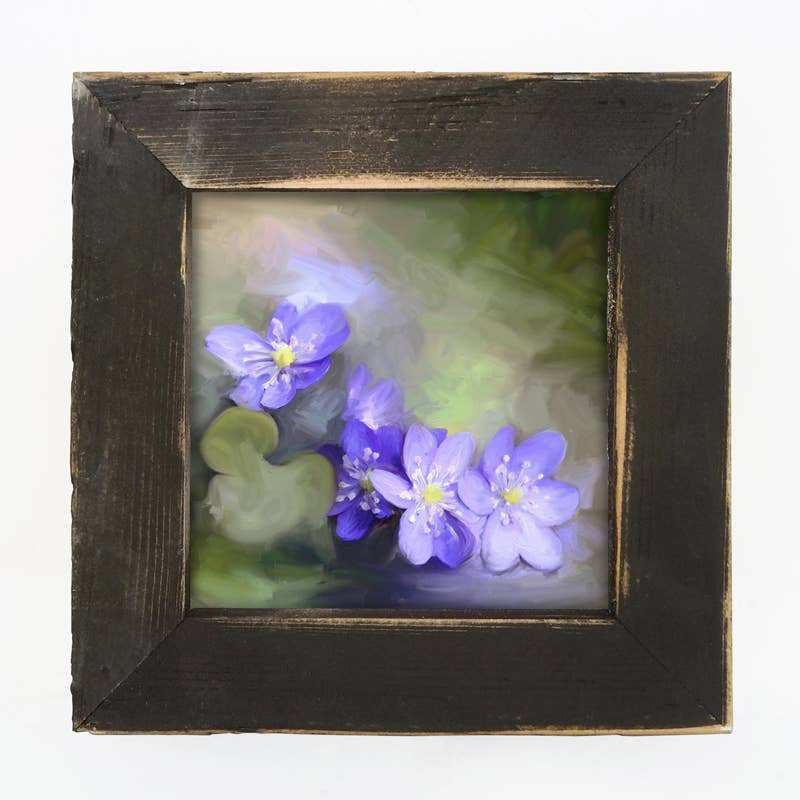 Purple bright flowers