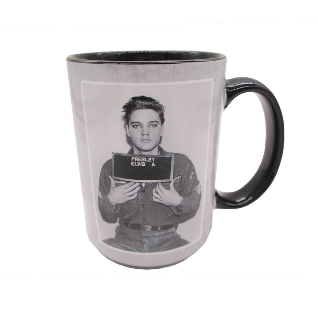 Elvis Mug - Enlisting Photo