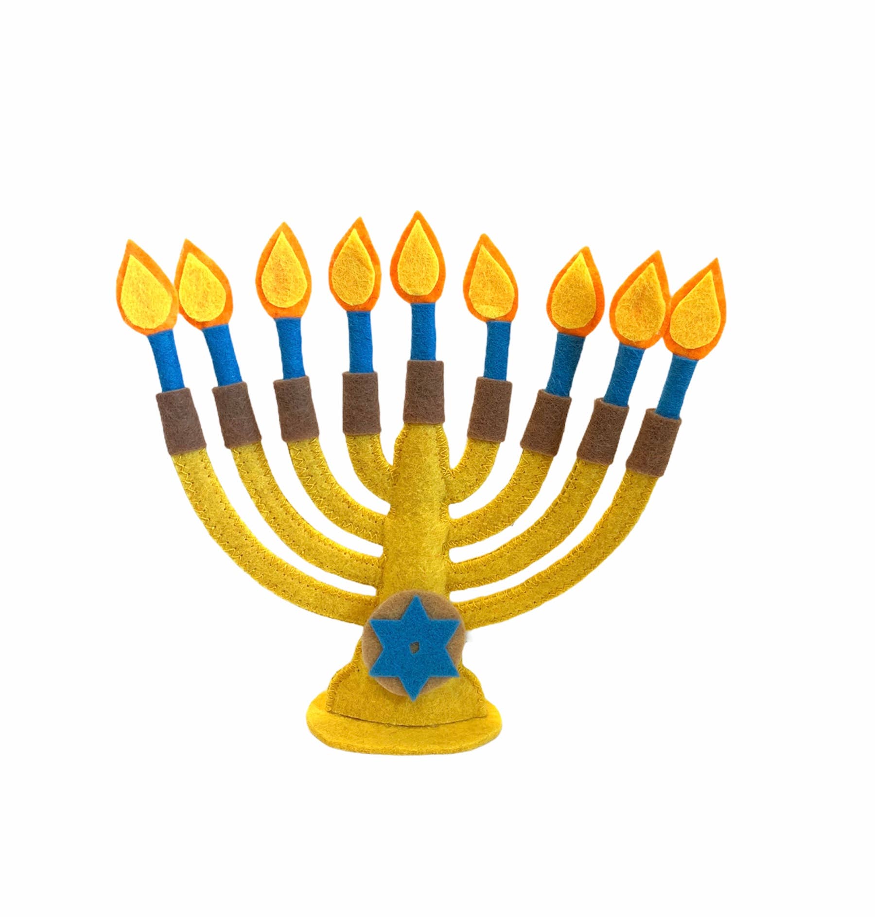 Felt Menorah