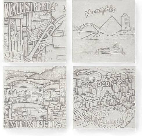 Scenes of Memphis Drink Coasters