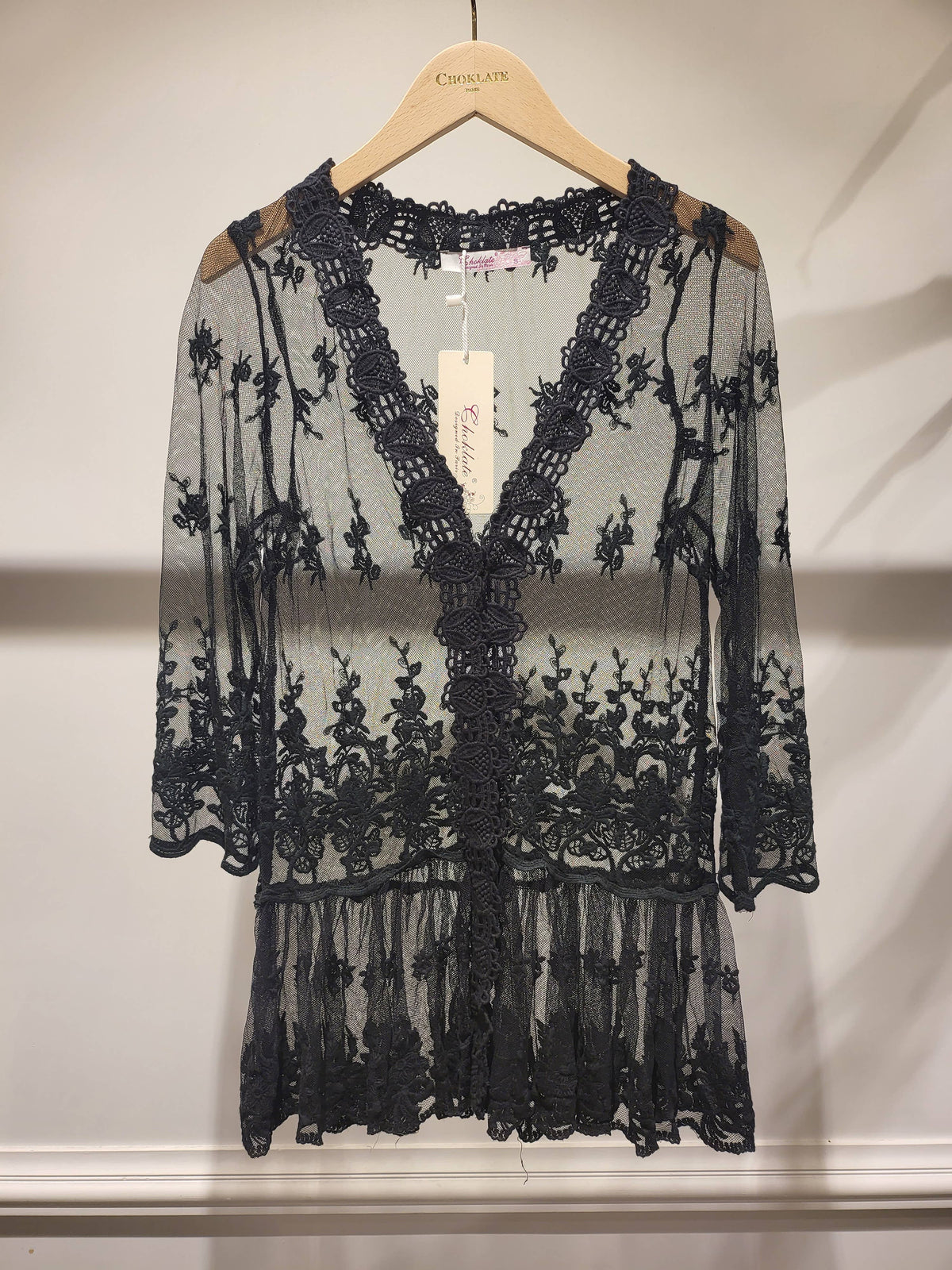 Lace bolero cardigan