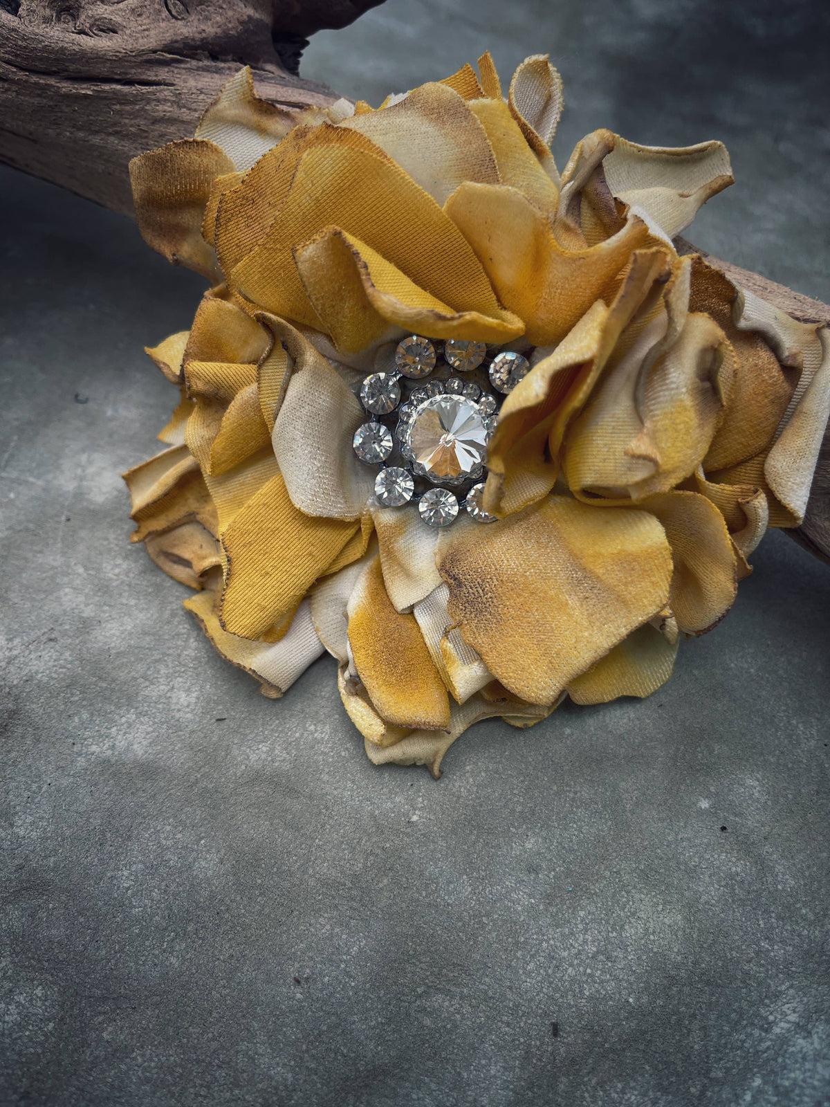Hand cut Vintage Velvet Pin