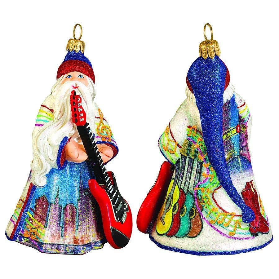 Nashville Santa Holiday Ornament