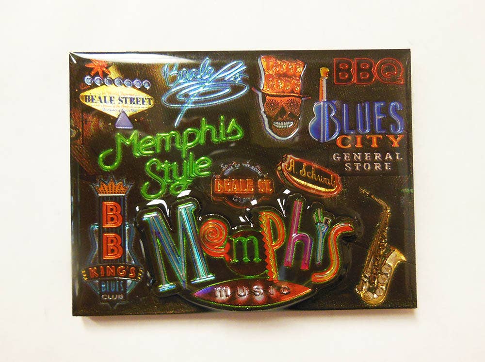 Memphis Magnet Beale Street Neon Laser