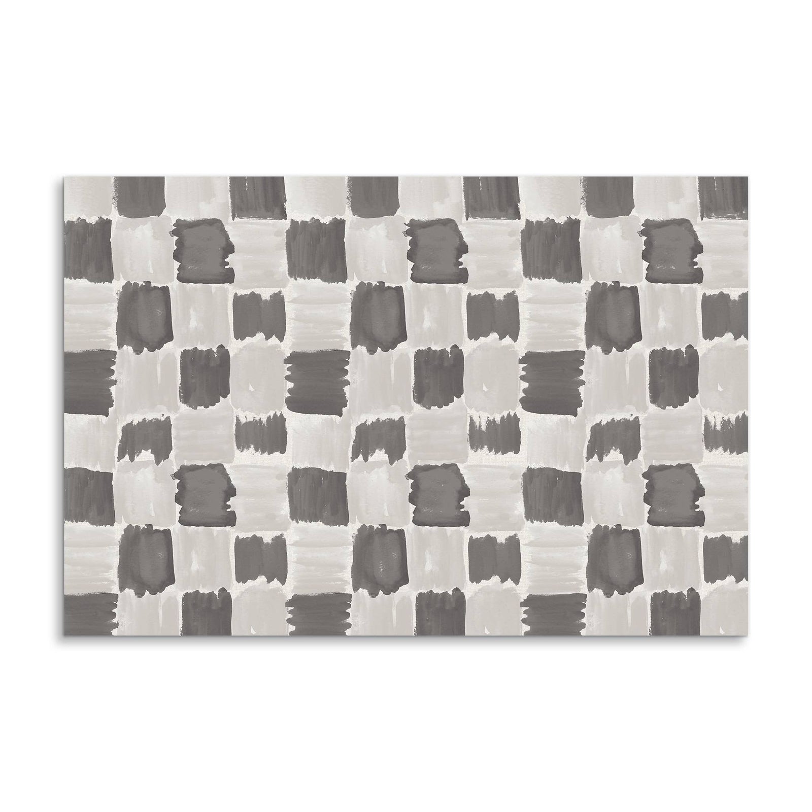 Black and White Checkerboard Placemat
