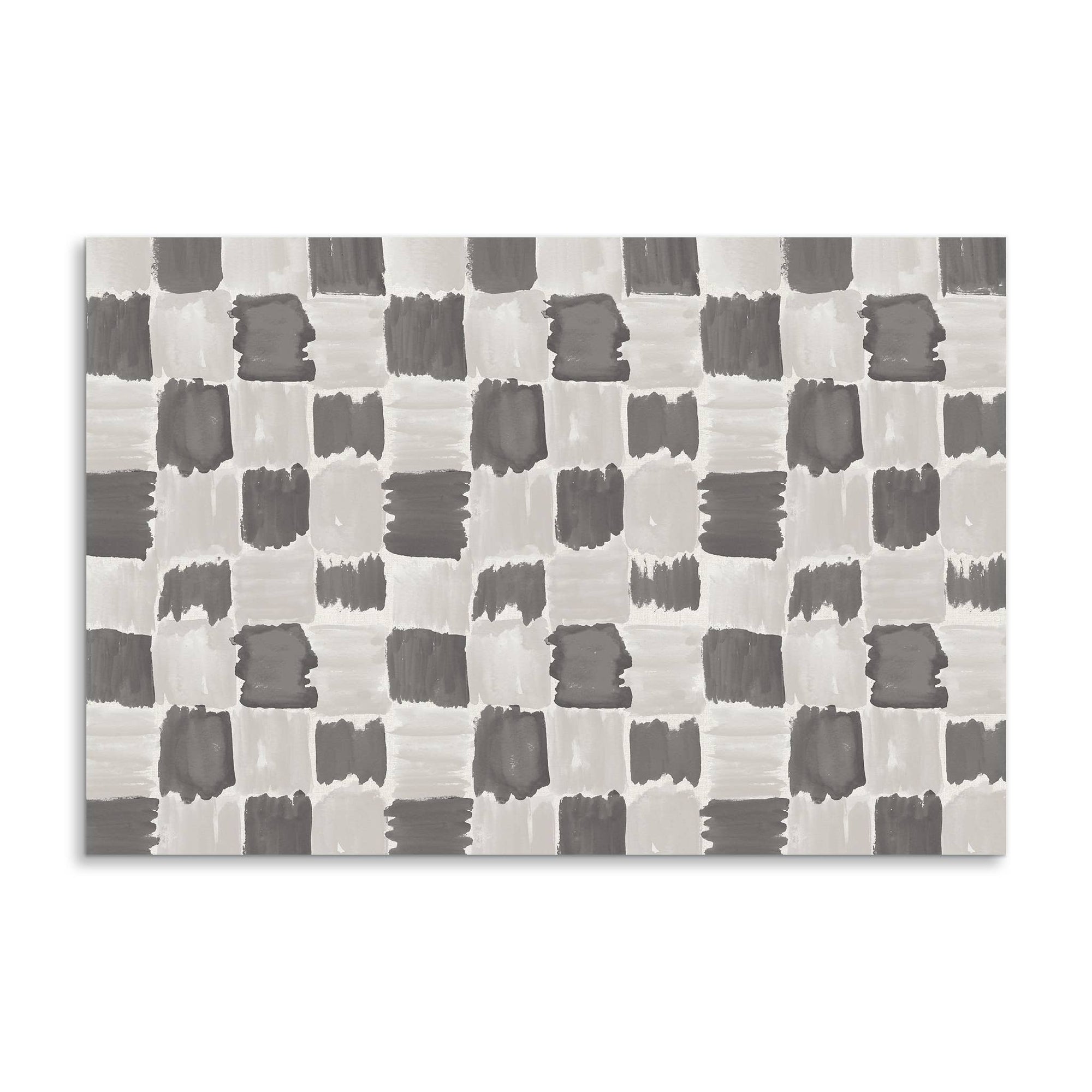 Black and White Checkerboard Placemat