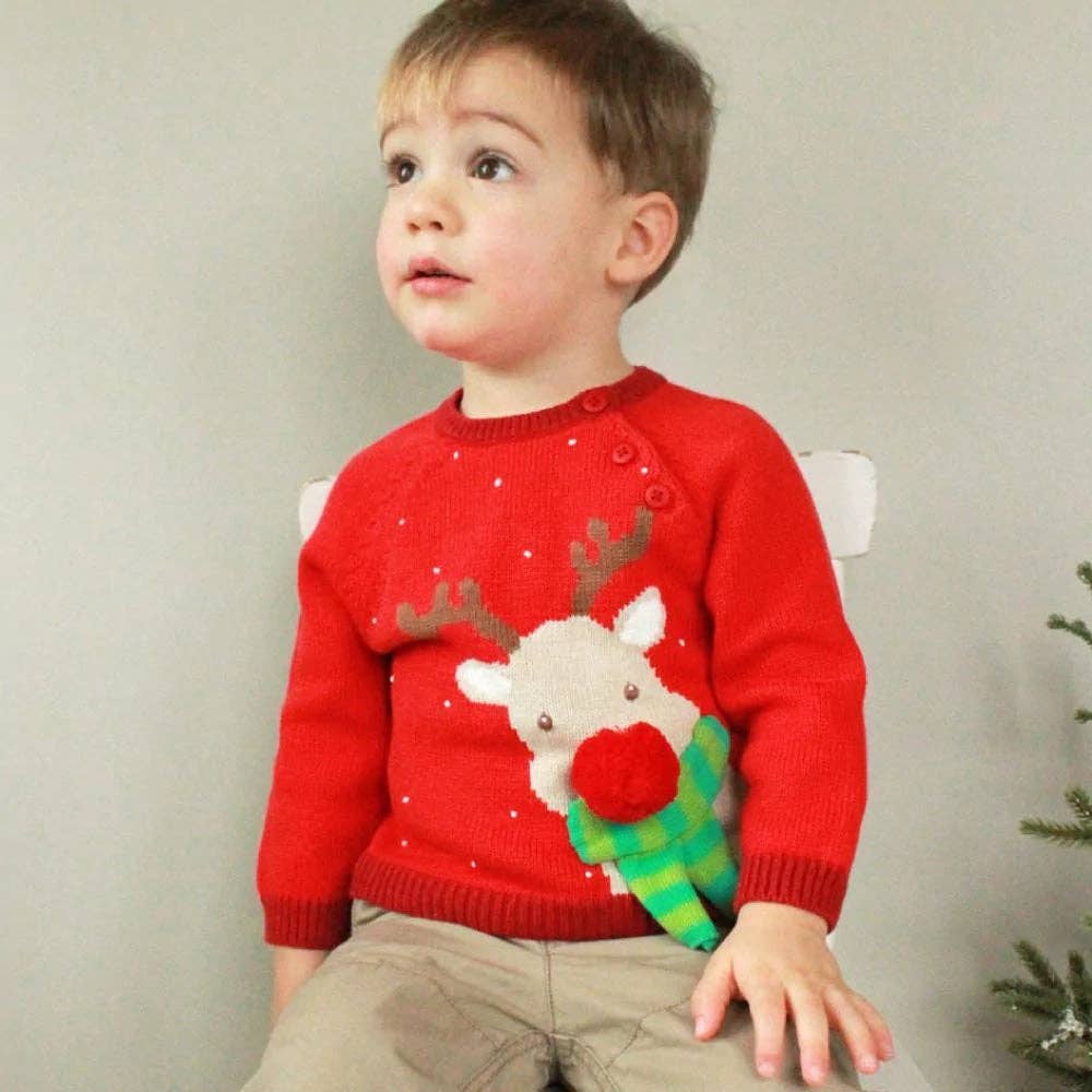 Rudolph The Reindeer Knit Sweater