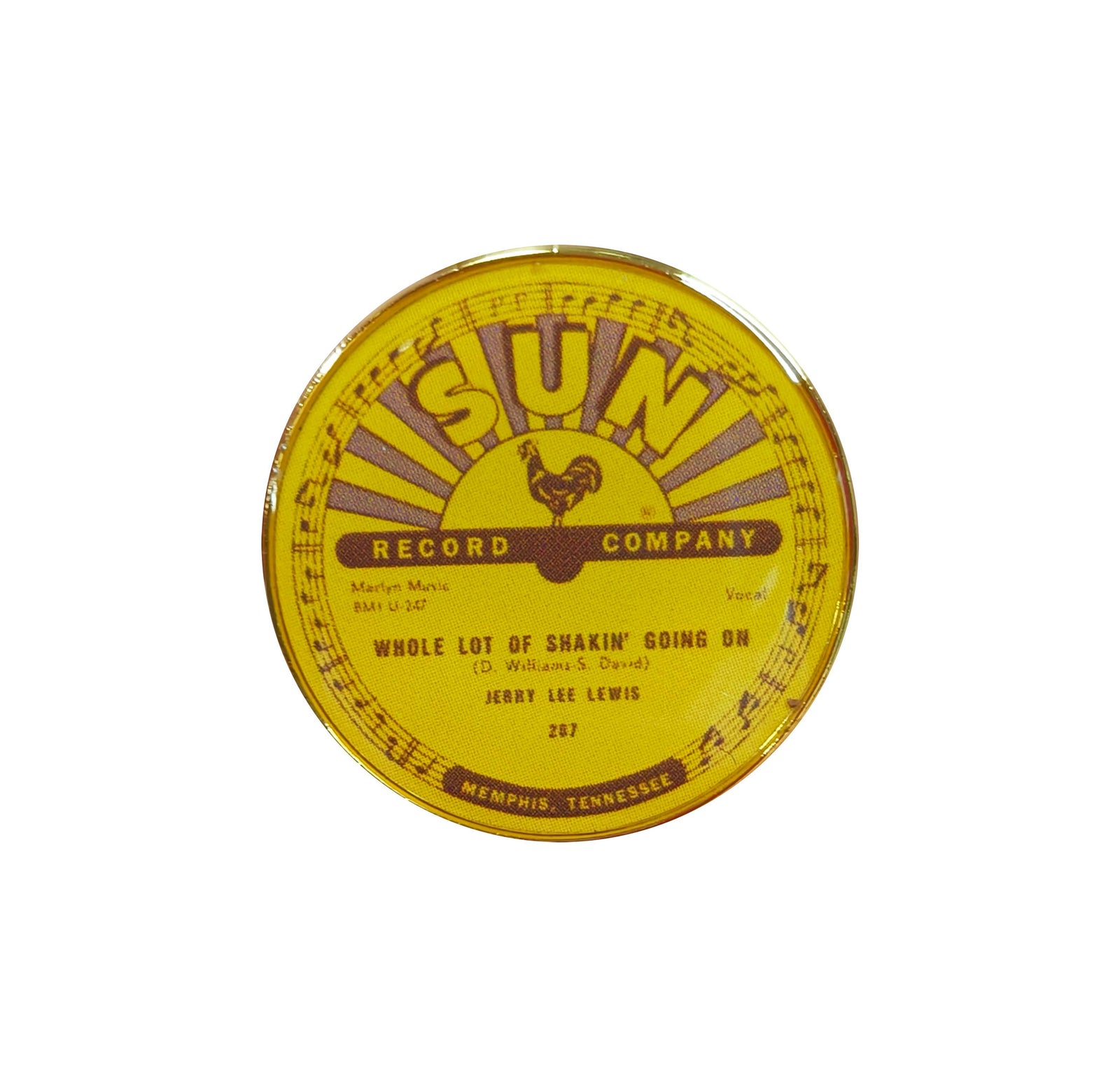 Sun Record Pin