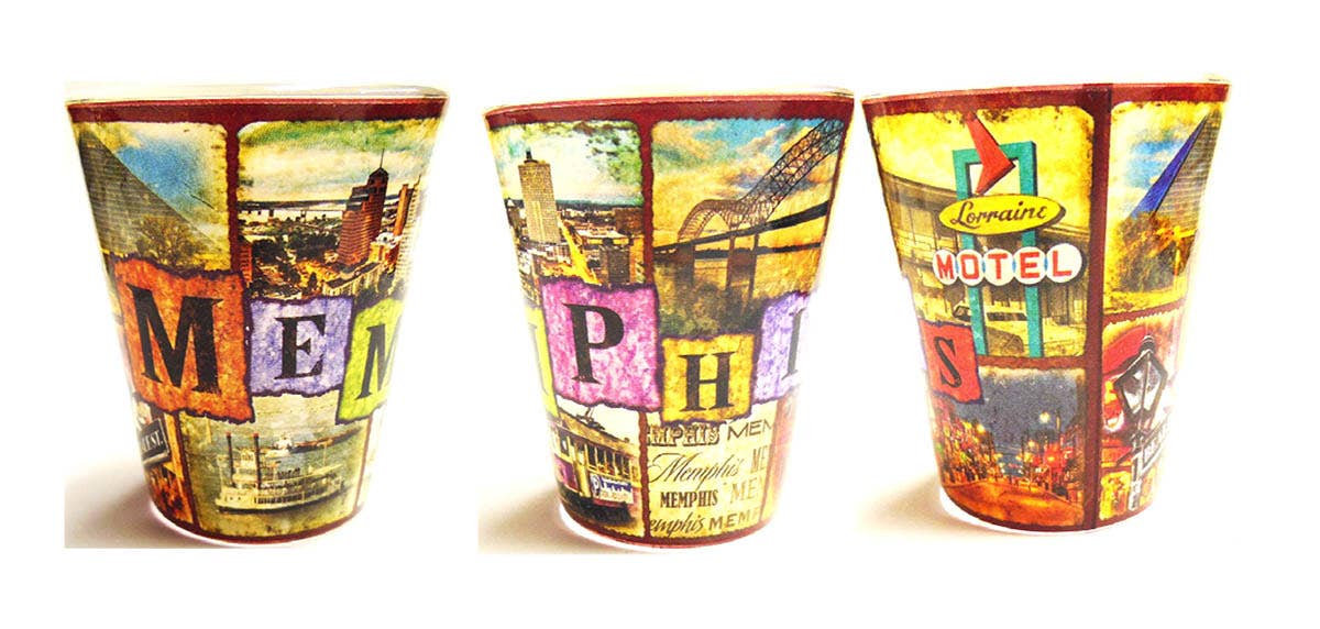 Memphis Shot Glass
