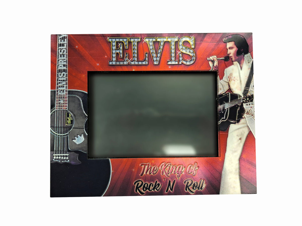 Elvis '68 Name - Metallic Picture Frame