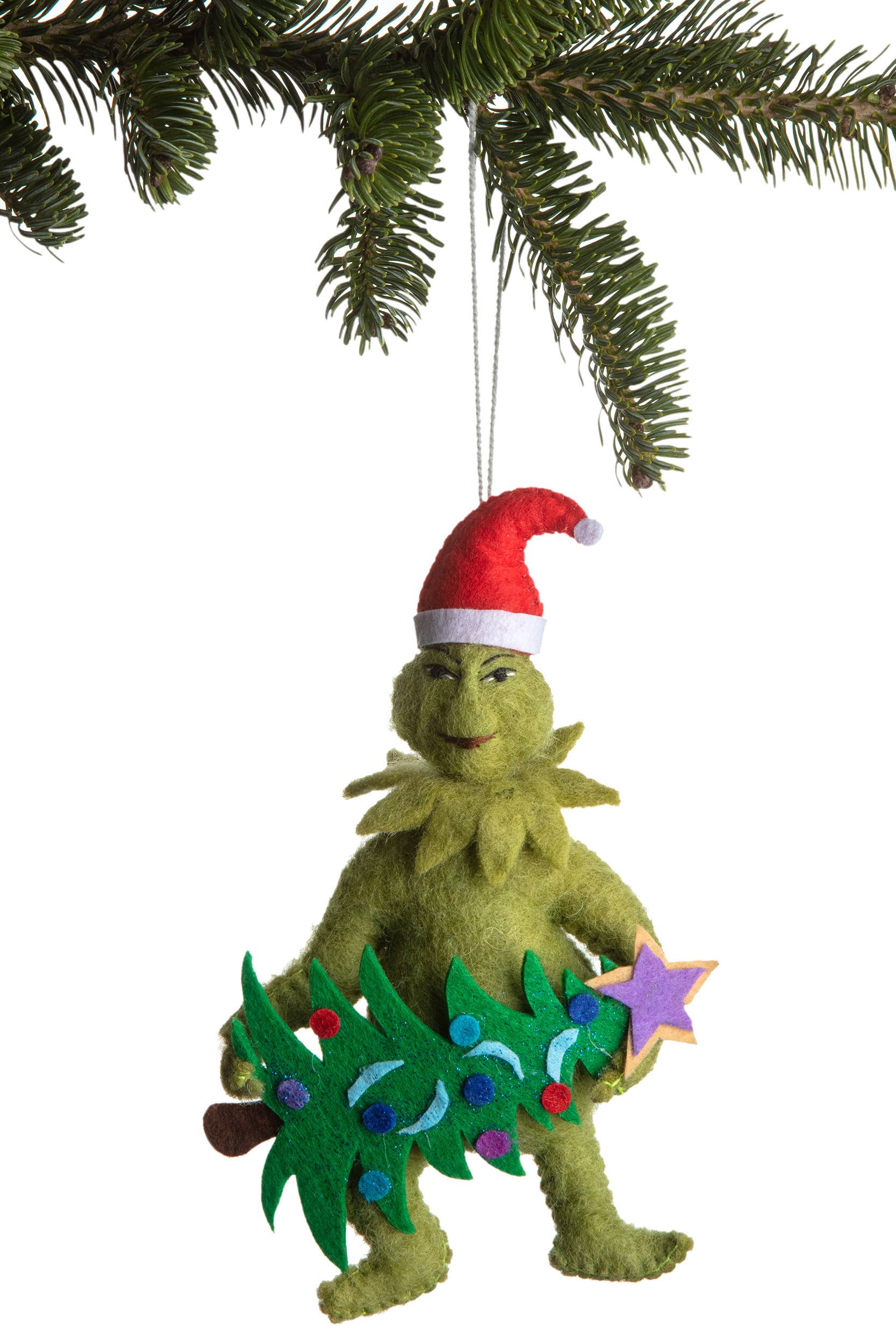 Grinch & Xmas Tree Ornament