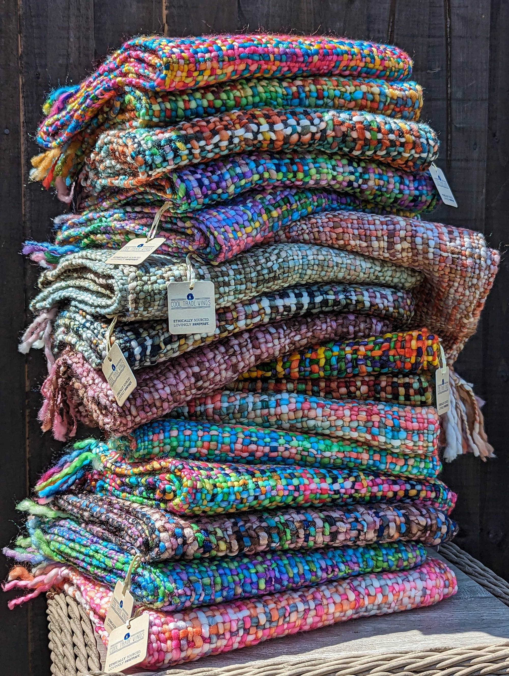 Chunky Tweed Winter Scarf