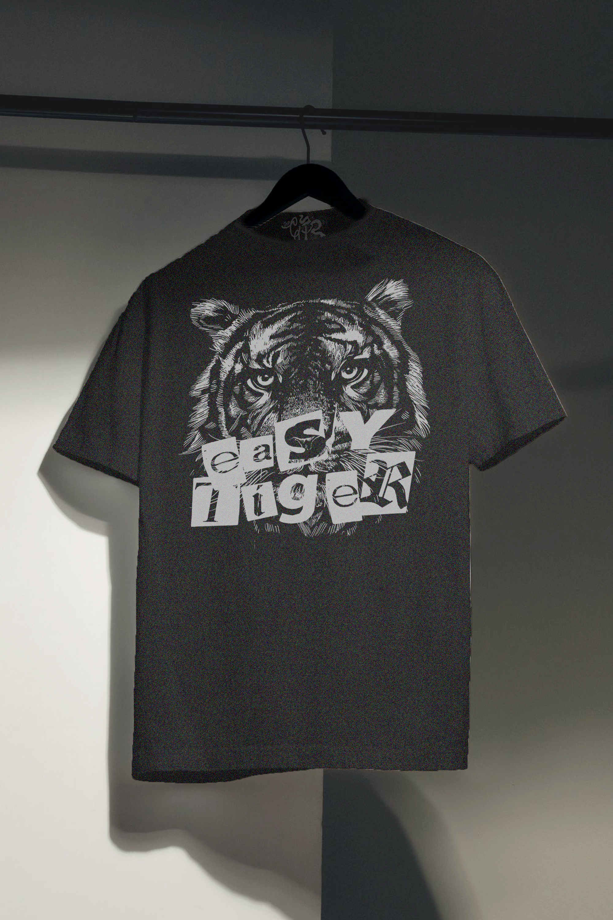 Easy Tiger Oversized TShirt | Vintage Washed Graphic Tee
