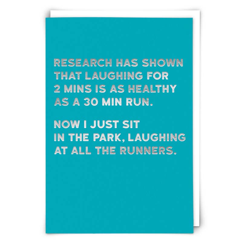 Runners Greetings Card