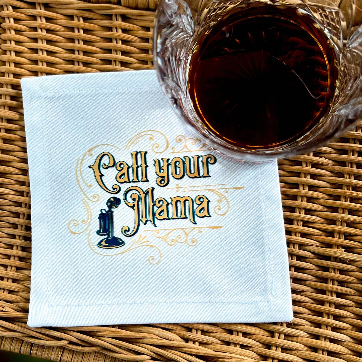 The Call Your Mama Cocktail Napkin