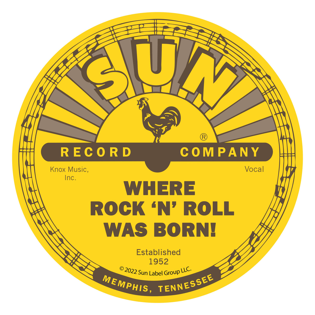 Sun Record Sign "Where Rock &amp; Roll was born"