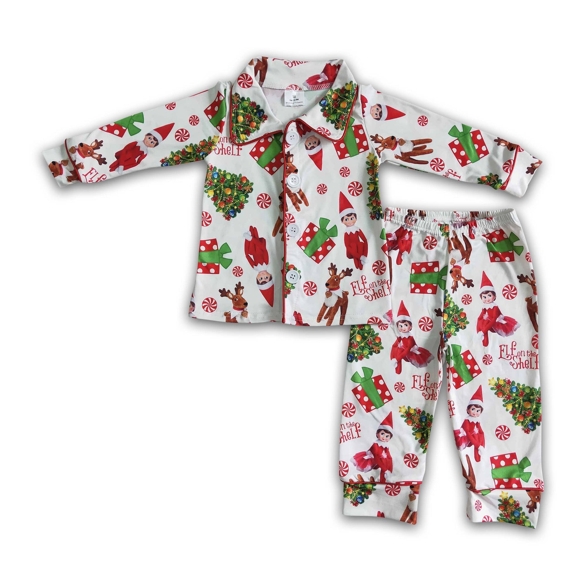 Cute print boy Christmas pjs