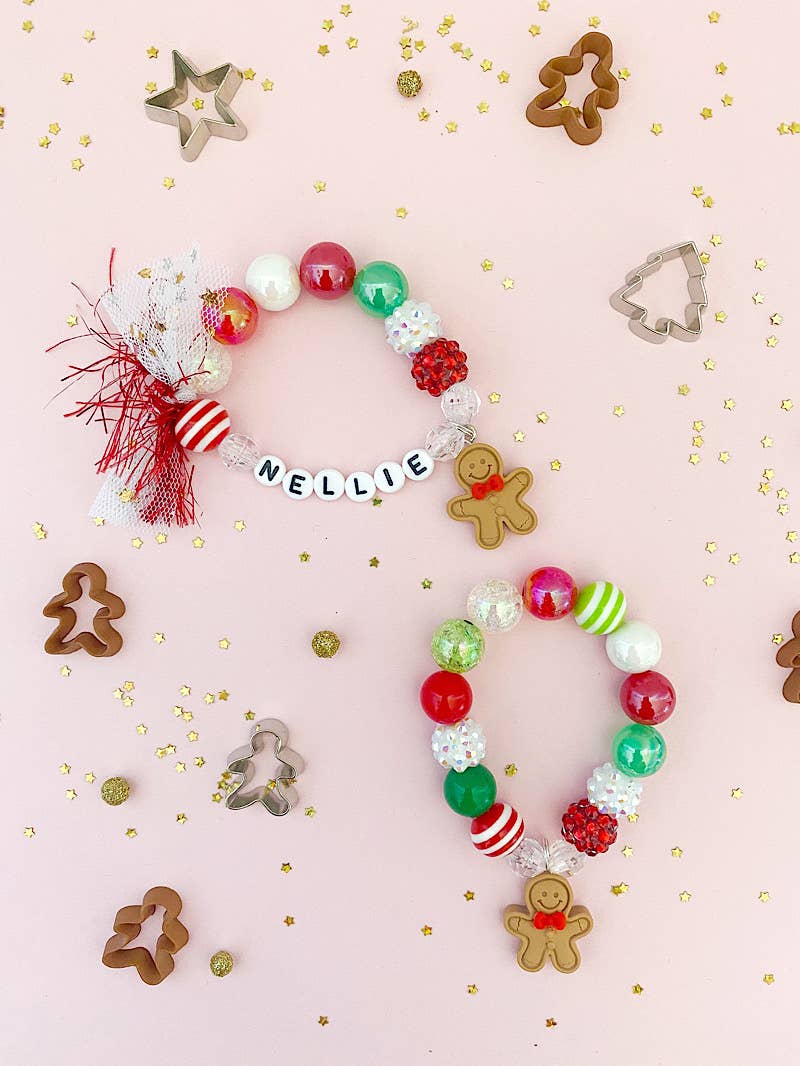 Gingerbread Cookie Charm Bracelet