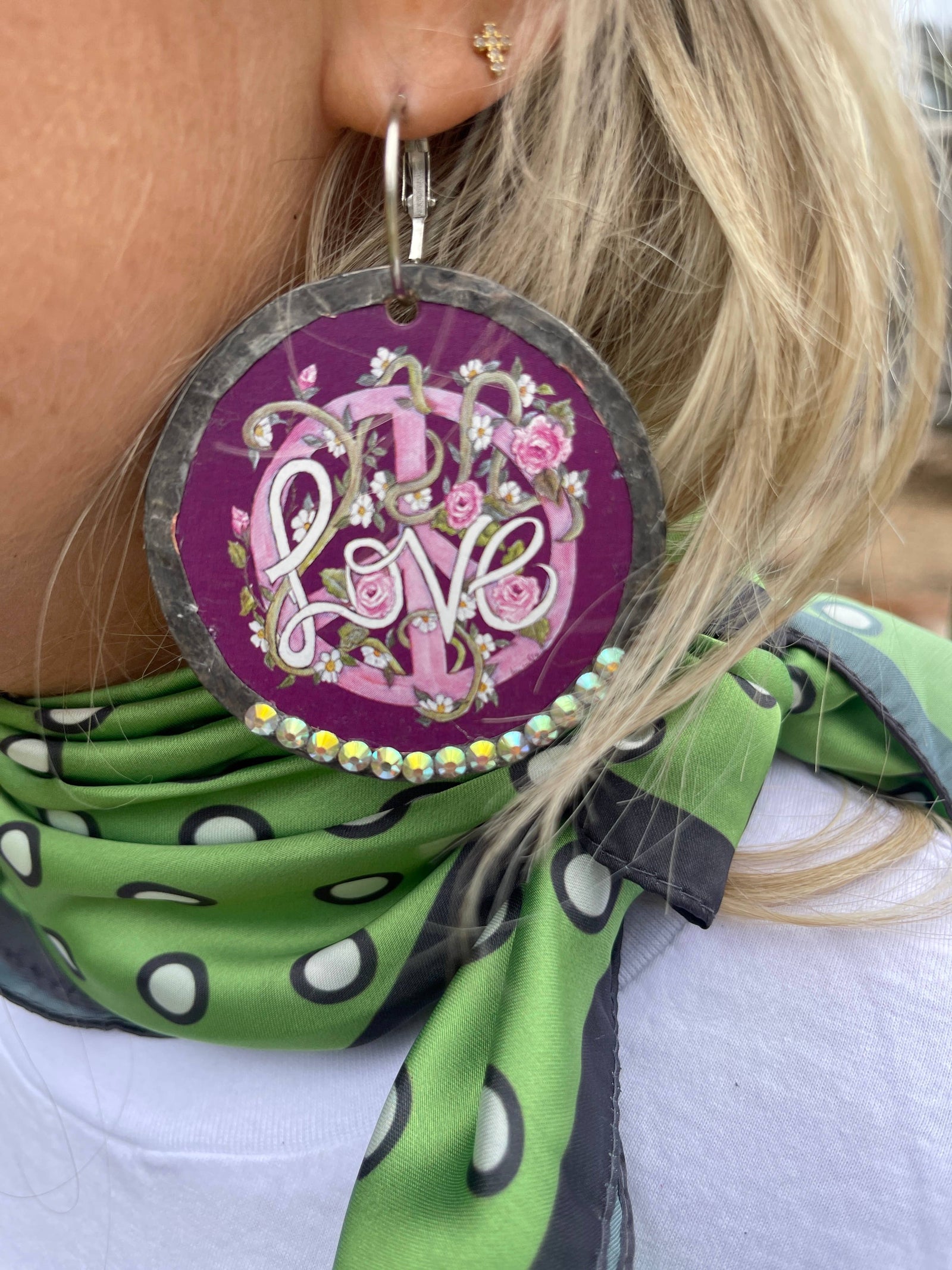 PEACE OUT EARRINGS